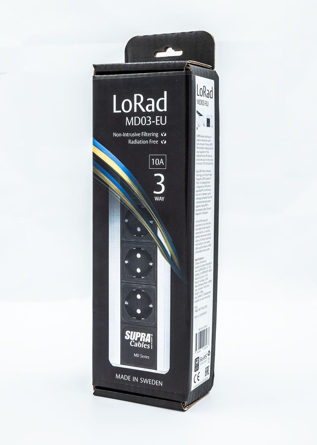 SUPRA Cables MAINS BLOCK MD03-EU