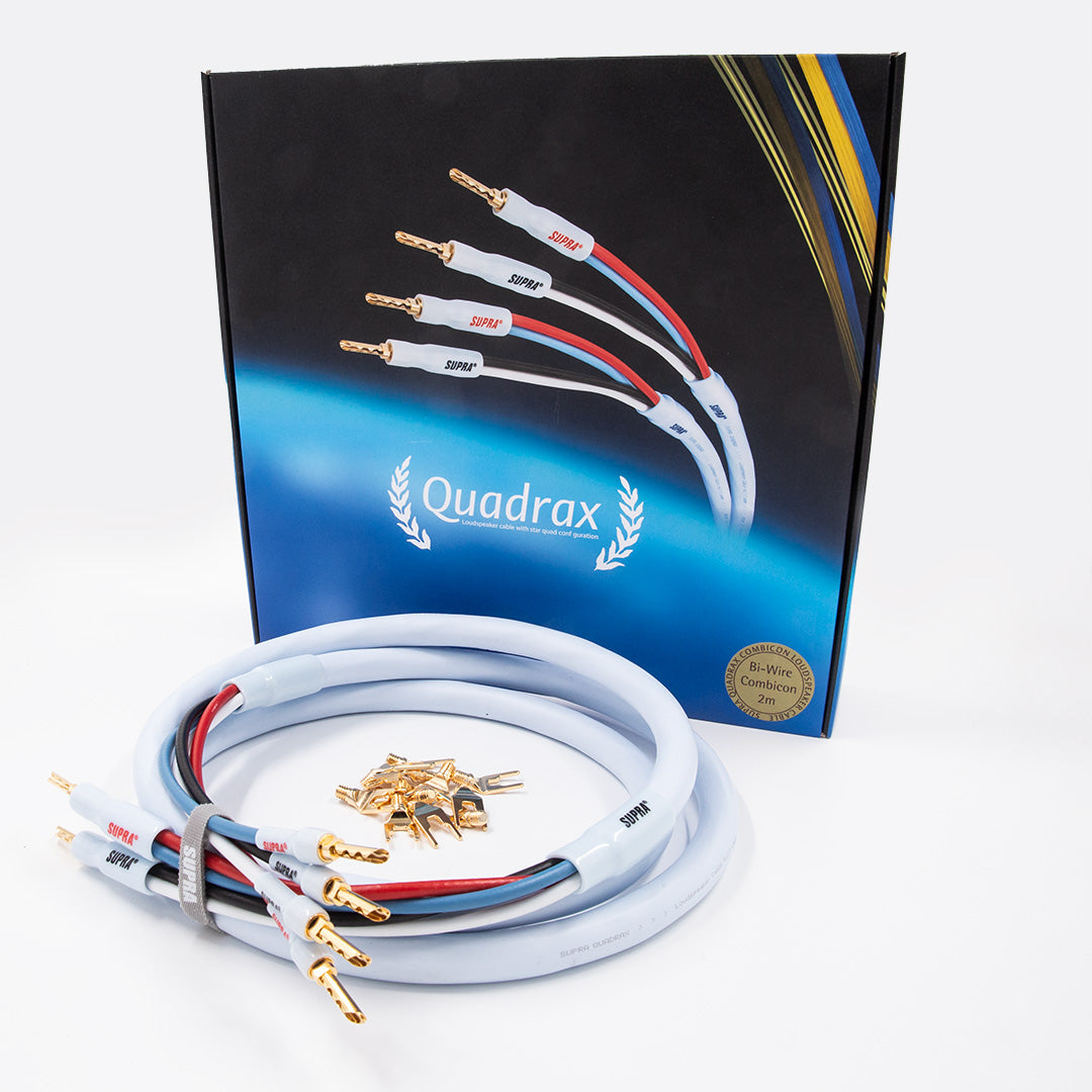 SUPRA Cables QUADRAX 4X2.0 BI-WIRE COMBICON