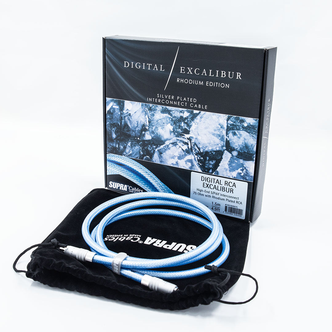 SUPRA Cables DIGITAL RCA EXCALIBUR RHODIUM