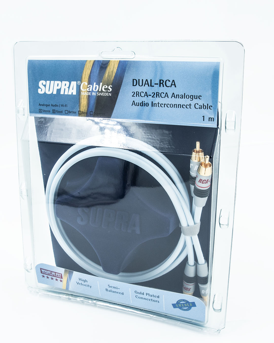 SUPRA Cables DUAL 2RCA-2RCA AUDIO