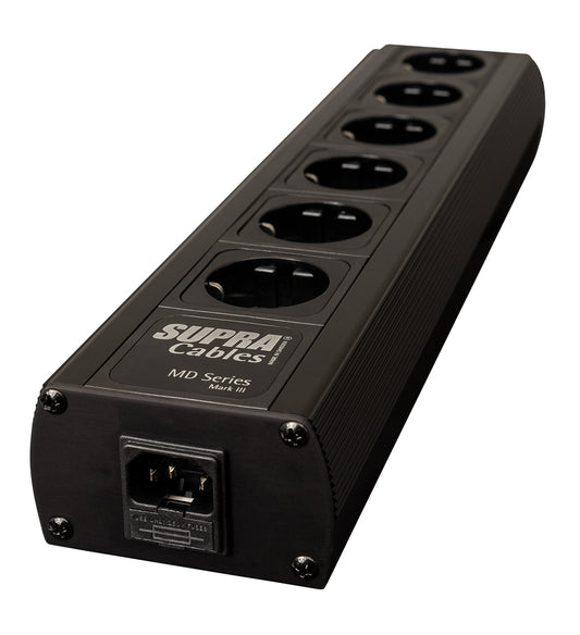 SUPRA Cables MAINS BLOCK MD06-EU SPC BLACK