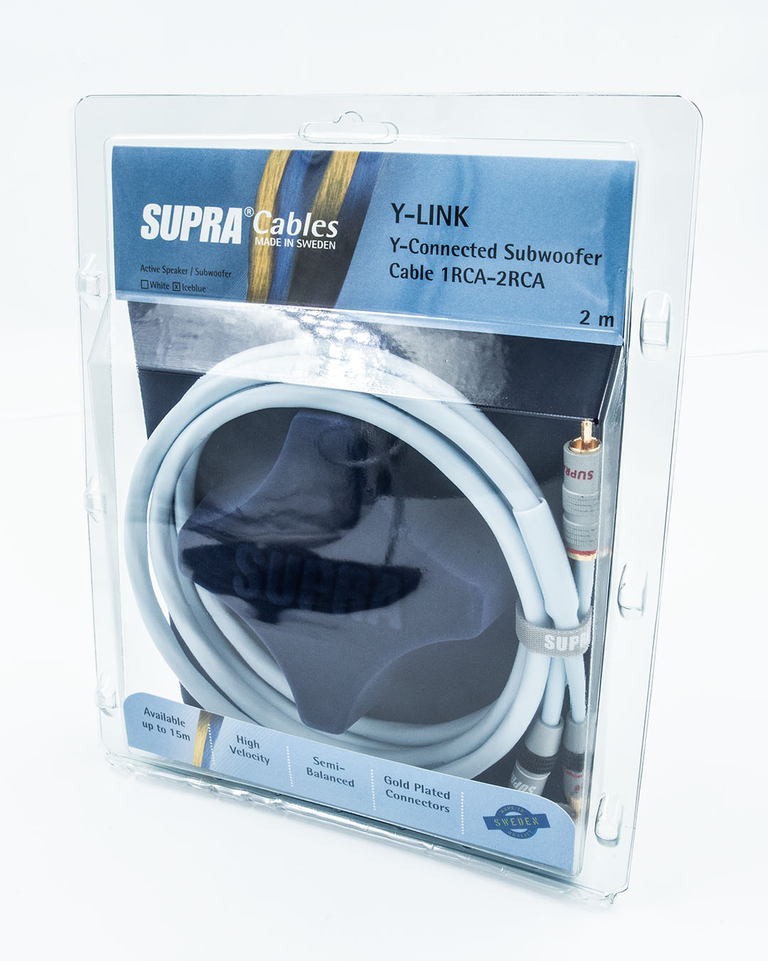 SUPRA Cables Y-LINK 1RCA-2RCA AUDIO